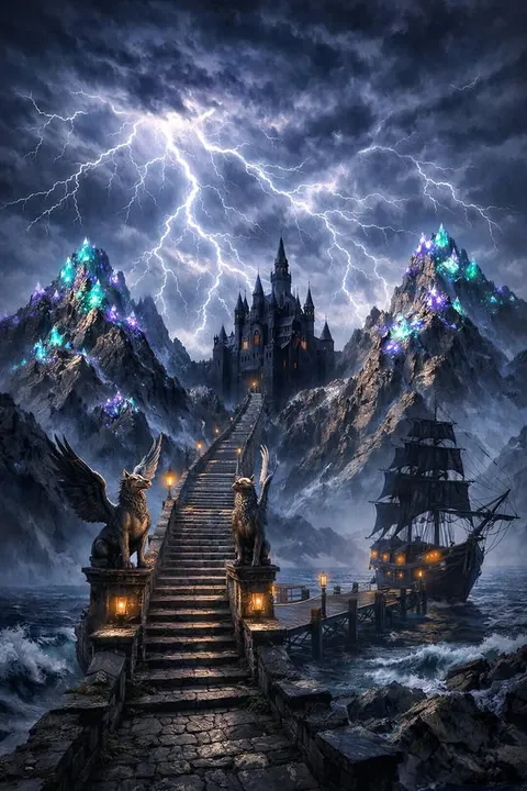 Alexandrite Mountain Fantasy Book Ball