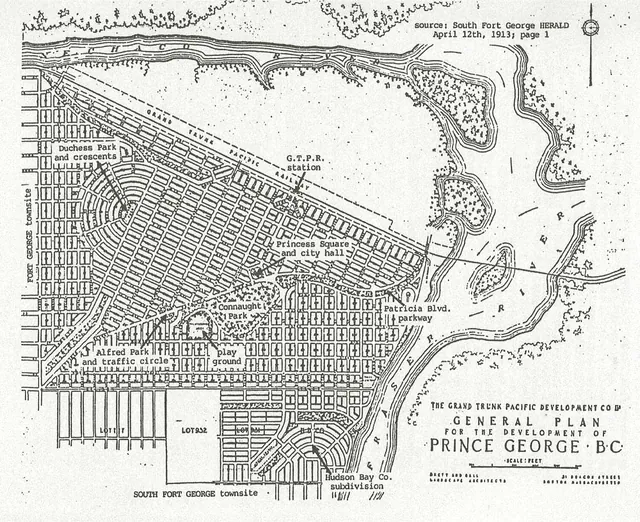 Brett, Hall and Co.’s 1913 town plan for Prince George